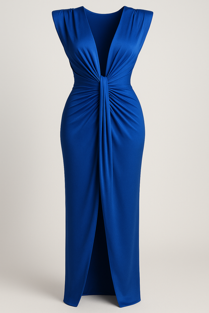 Martha | Damenkleid aus Glänzendem Satin