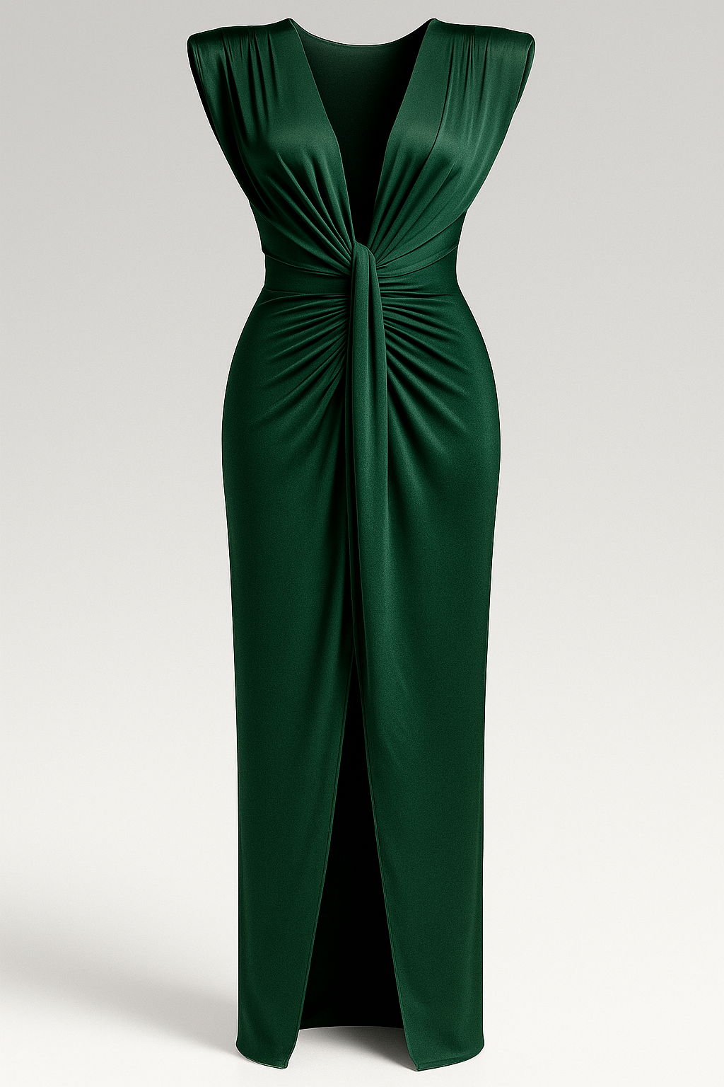 Martha | Damenkleid aus Glänzendem Satin