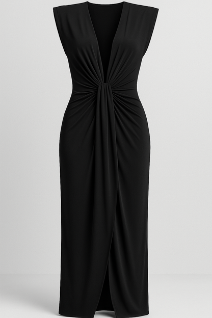 Martha | Damenkleid aus Glänzendem Satin