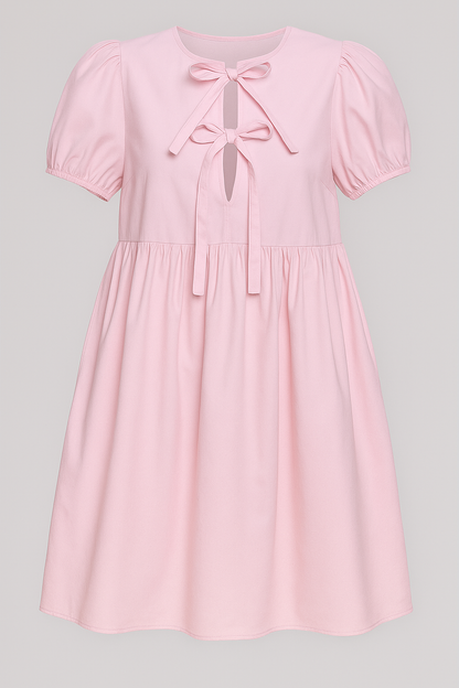 Loretta | Damenkleid mit Puffärmeln