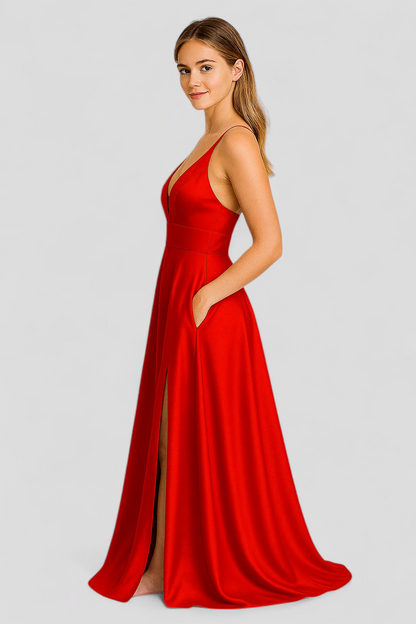 Camellia | Damenkleid mit V-Ausschnitt