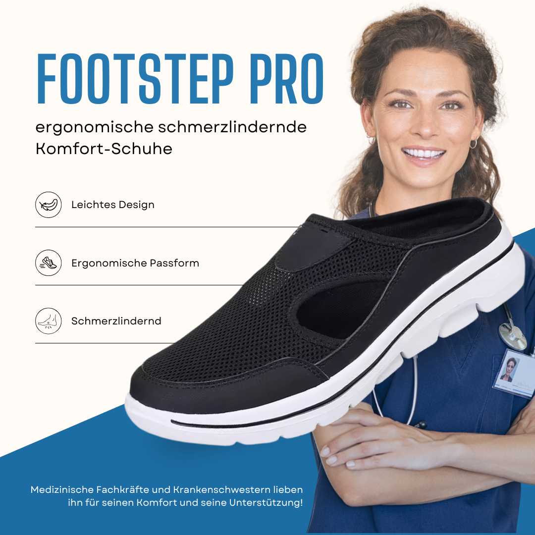 Footstep Pro - ergonomische & rutschfeste Komfortschuhe (2025)