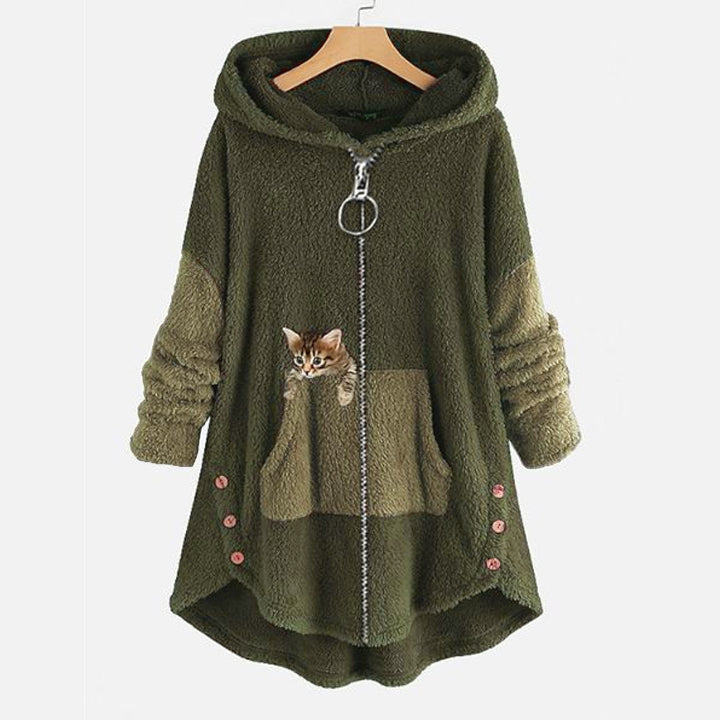 Verspielter Teddy-Mantel – Maja