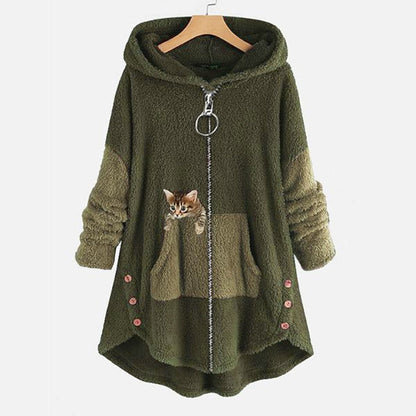 Verspielter Teddy-Mantel – Maja