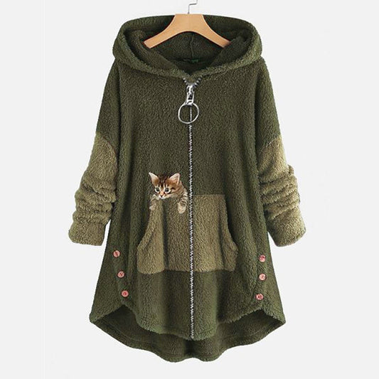Verspielter Teddy-Mantel – Maja