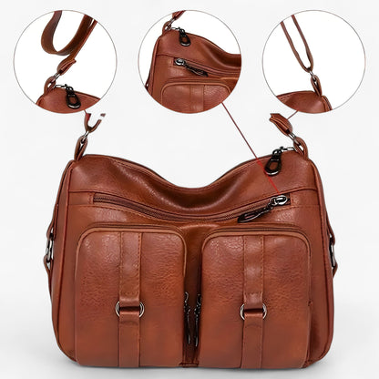 Gwyneth Cargo Tasche | Damenhandtasche mit mehreren Fächern