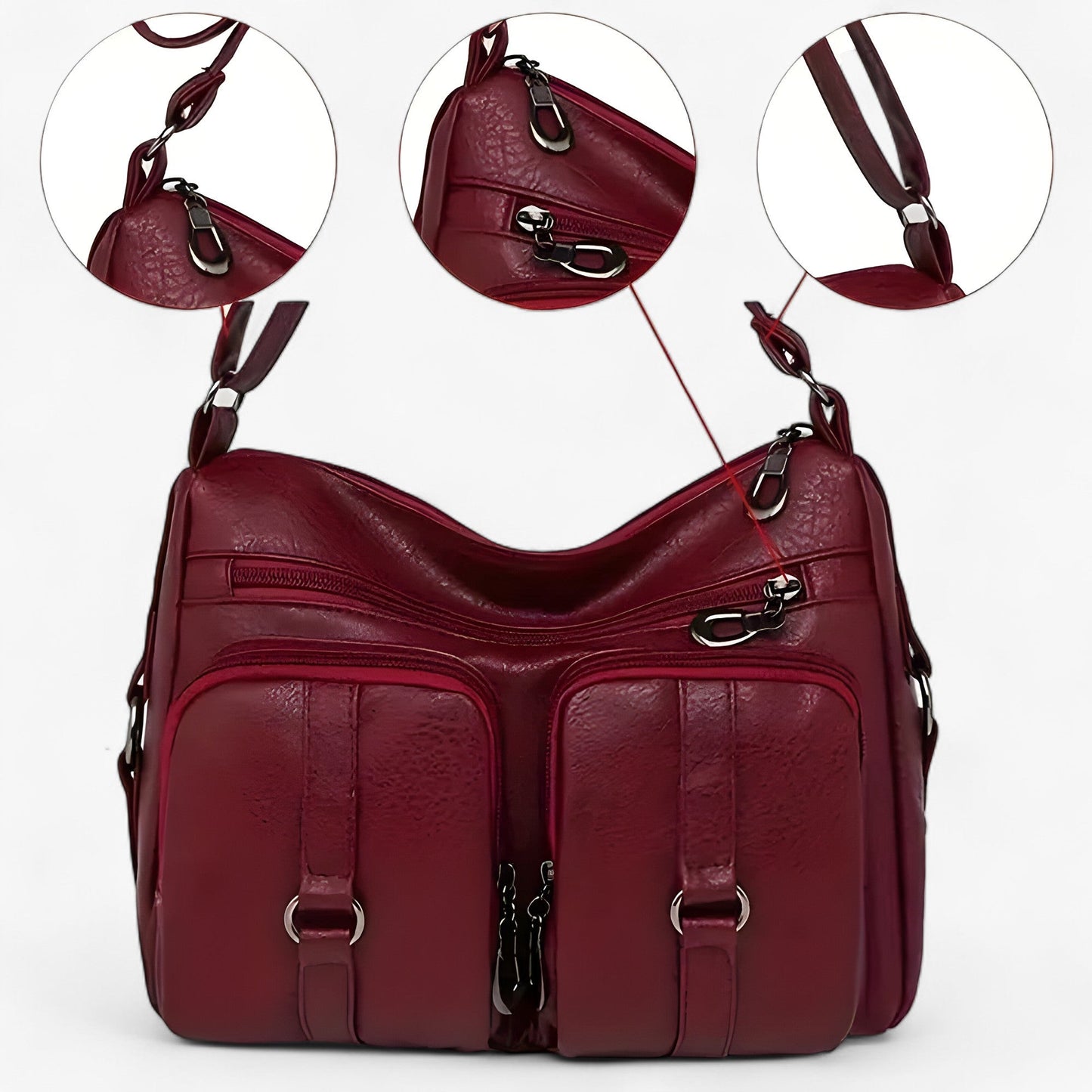 Gwyneth Cargo Tasche | Damenhandtasche mit mehreren Fächern