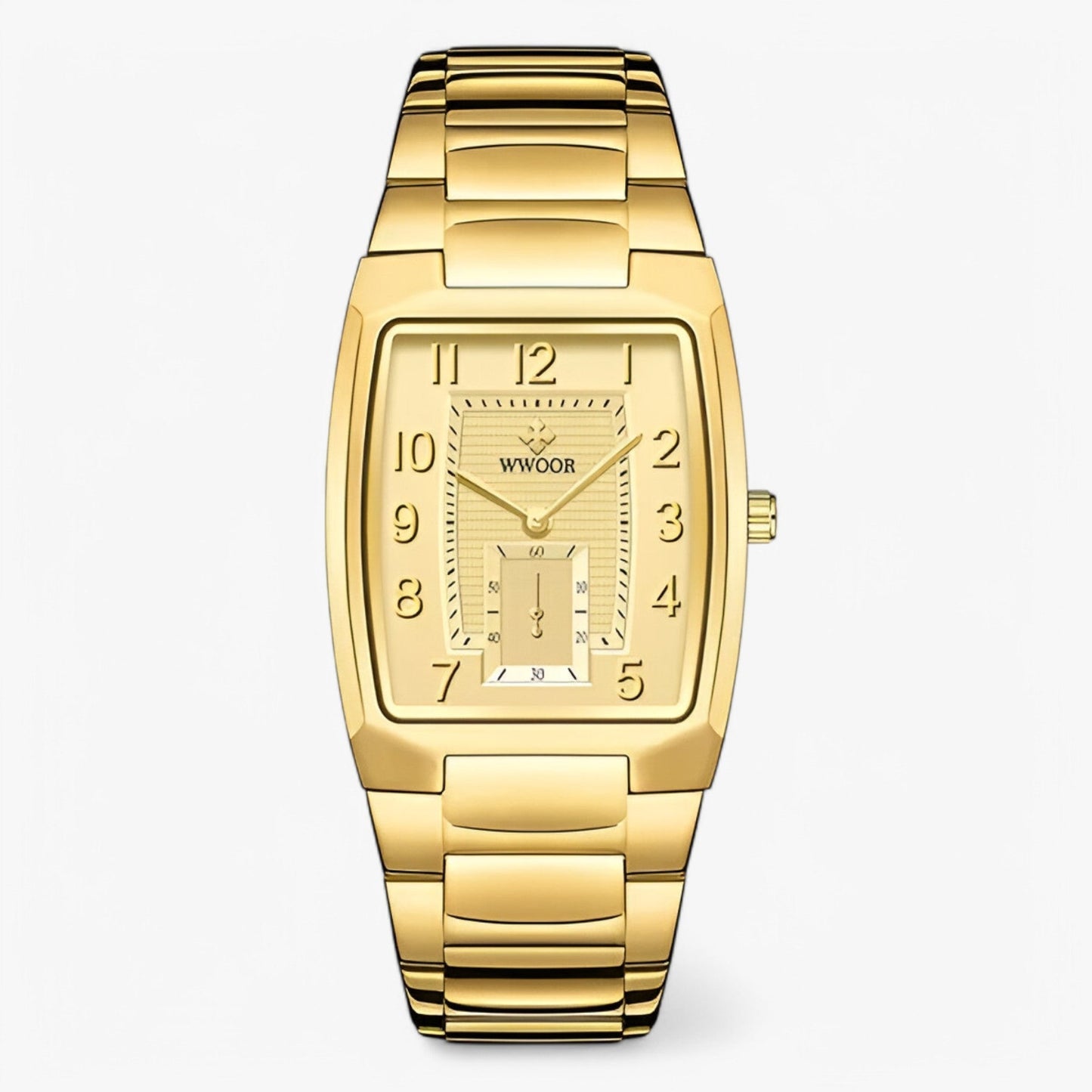 Rashid | Luxuriöse quadratische Edelstahluhr