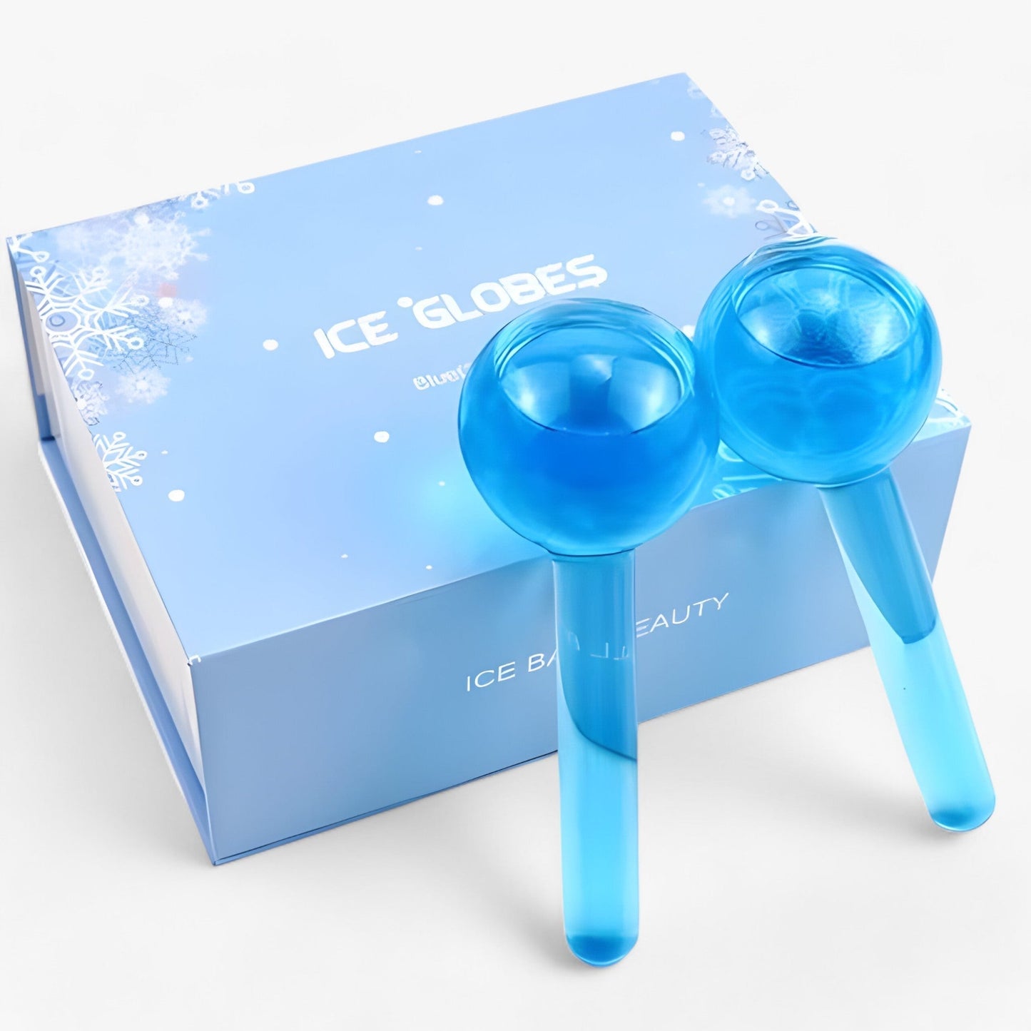 BeautyCool | Kristallkühlkugeln - Energiemassage für Gesicht & Augen, 2 Stück/Box