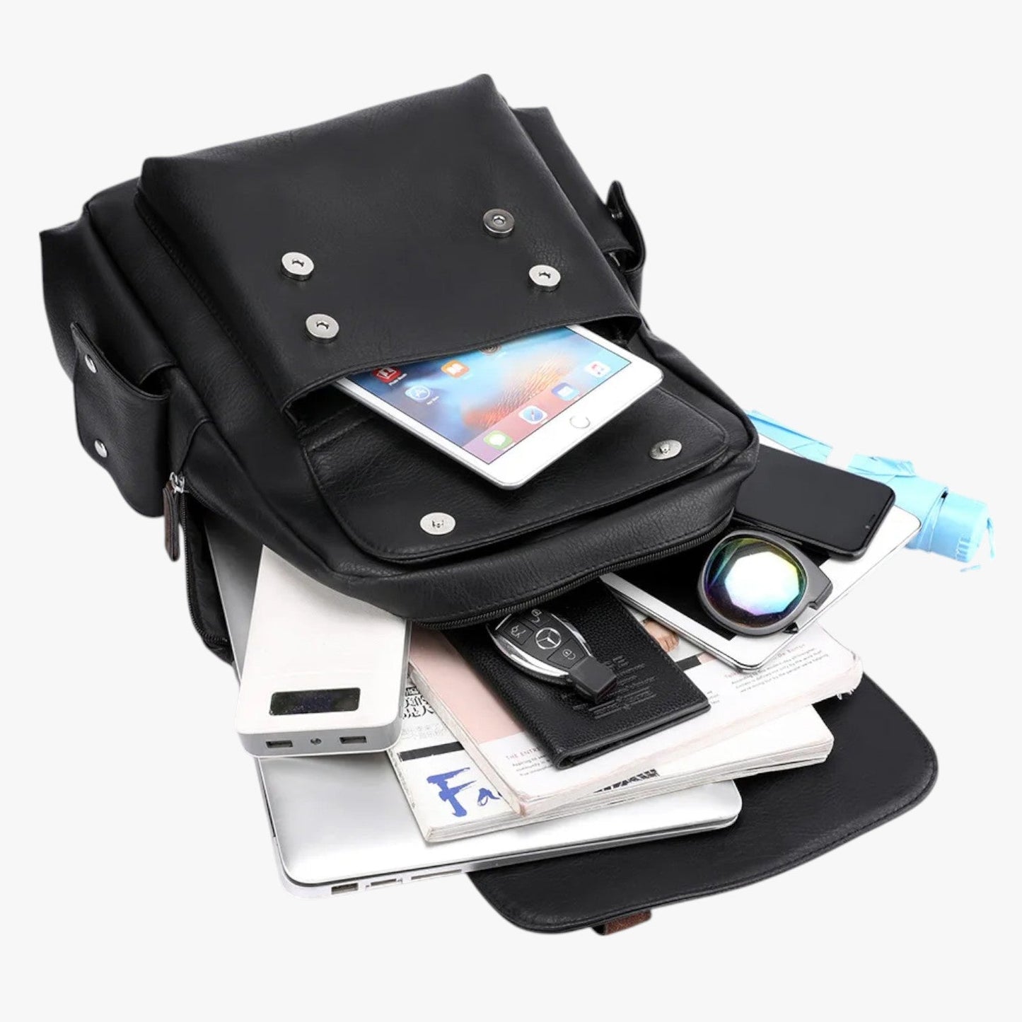 Landon | Wasserdichte PU-Ledertasche für Laptop: Stil und Schutz