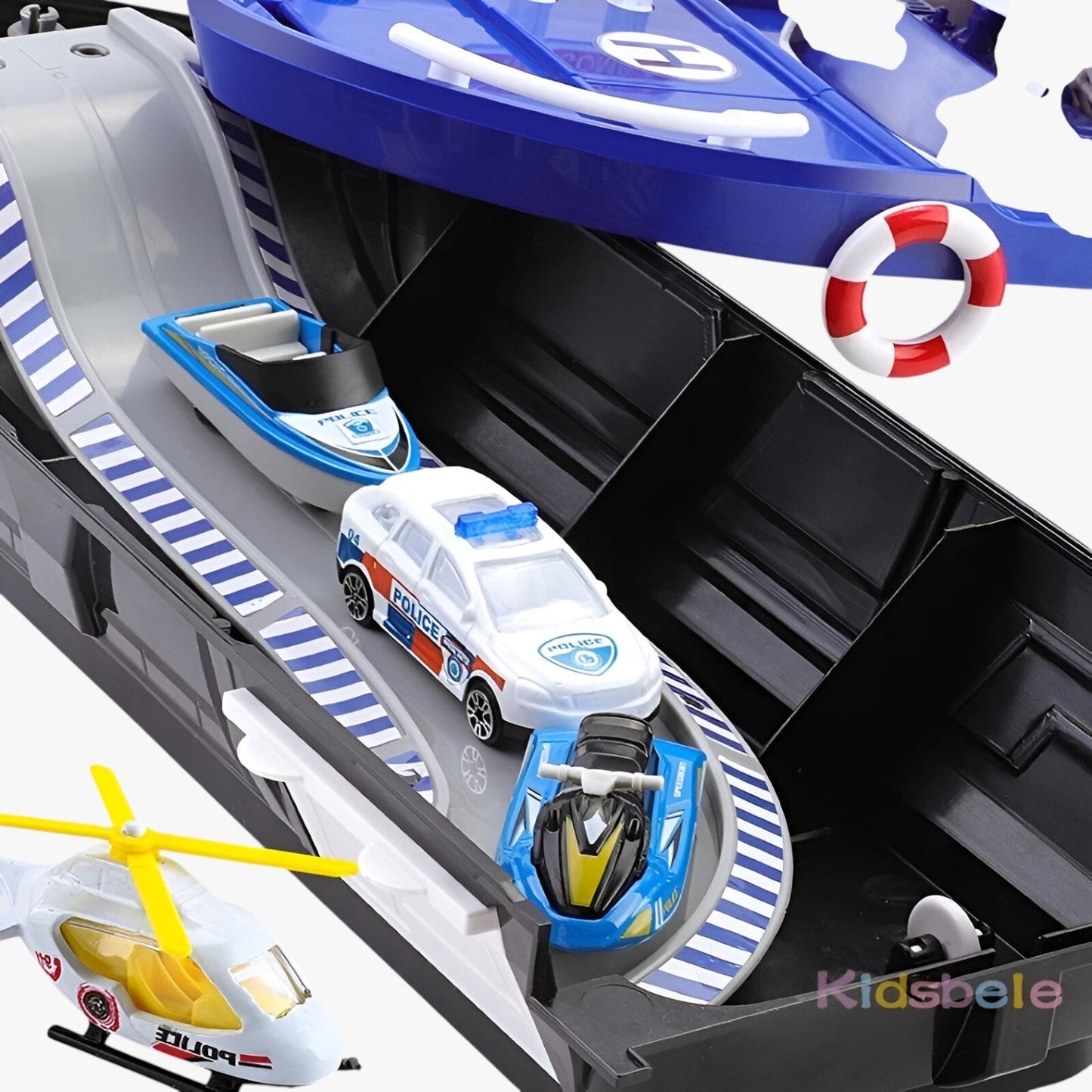 Drew | Leuchtendes Spielzeugboot mit Schwungantrieb