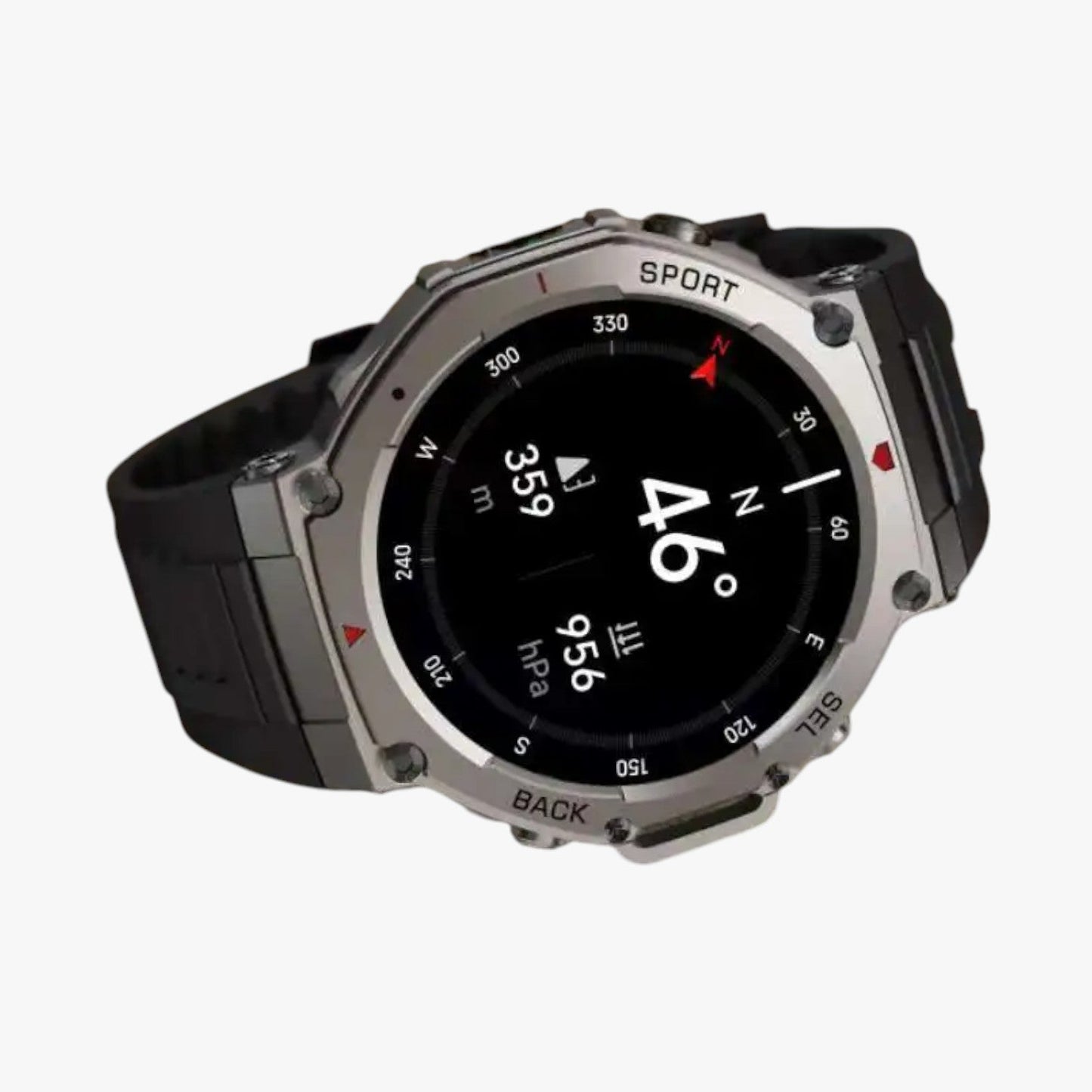 Rodrigo | Sport-Smartwatch für Männer: Anrufe, GPS und Kompass mit nur einer Berührung