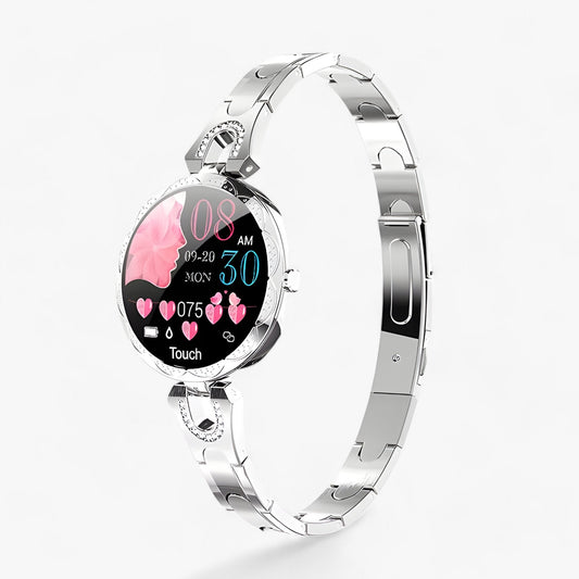 GlamFit | Smartwatch - Elegant, wasserdicht und in der Lage, den Fortschritt der Fitness zu verfolgen