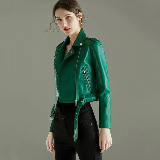Vegane Damen Lederjacke – Alivra