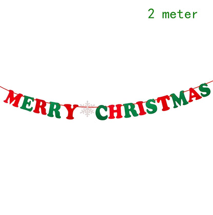 MerryBanner | Weihnachtsbanner-Girlande – verleihen Sie Ihrem Zuhause eine festliche Note