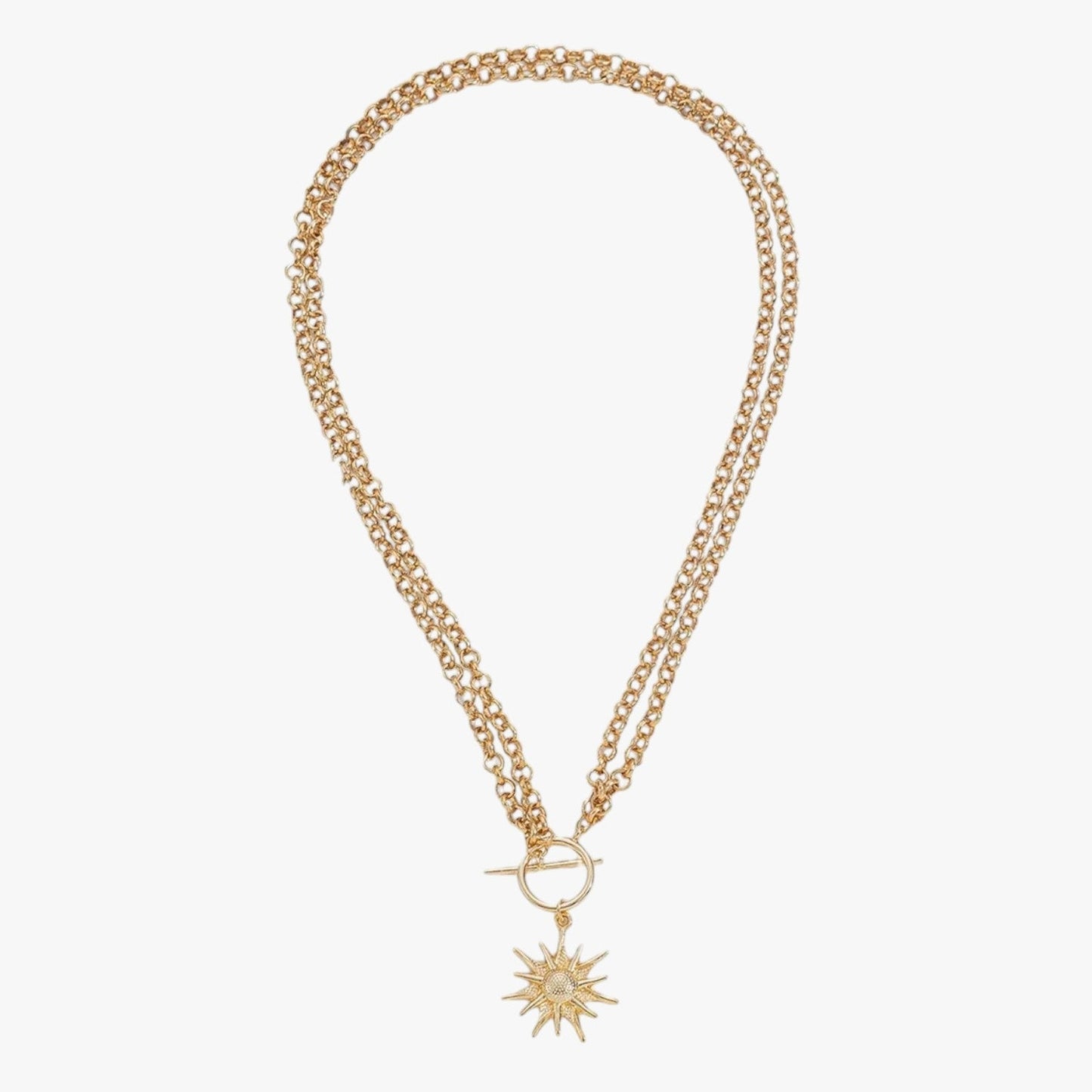 Nora | Hip-Hop-Halskette mit Sonne für mutige und individuelle Looks