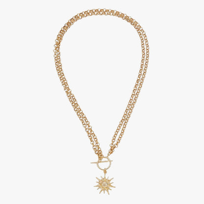 Nora | Hip-Hop-Halskette mit Sonne für mutige und individuelle Looks
