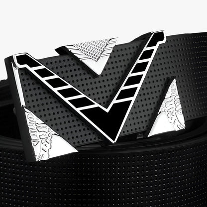 Isaac | Elegante Taillengürtel mit V-förziger goldener Schnalle