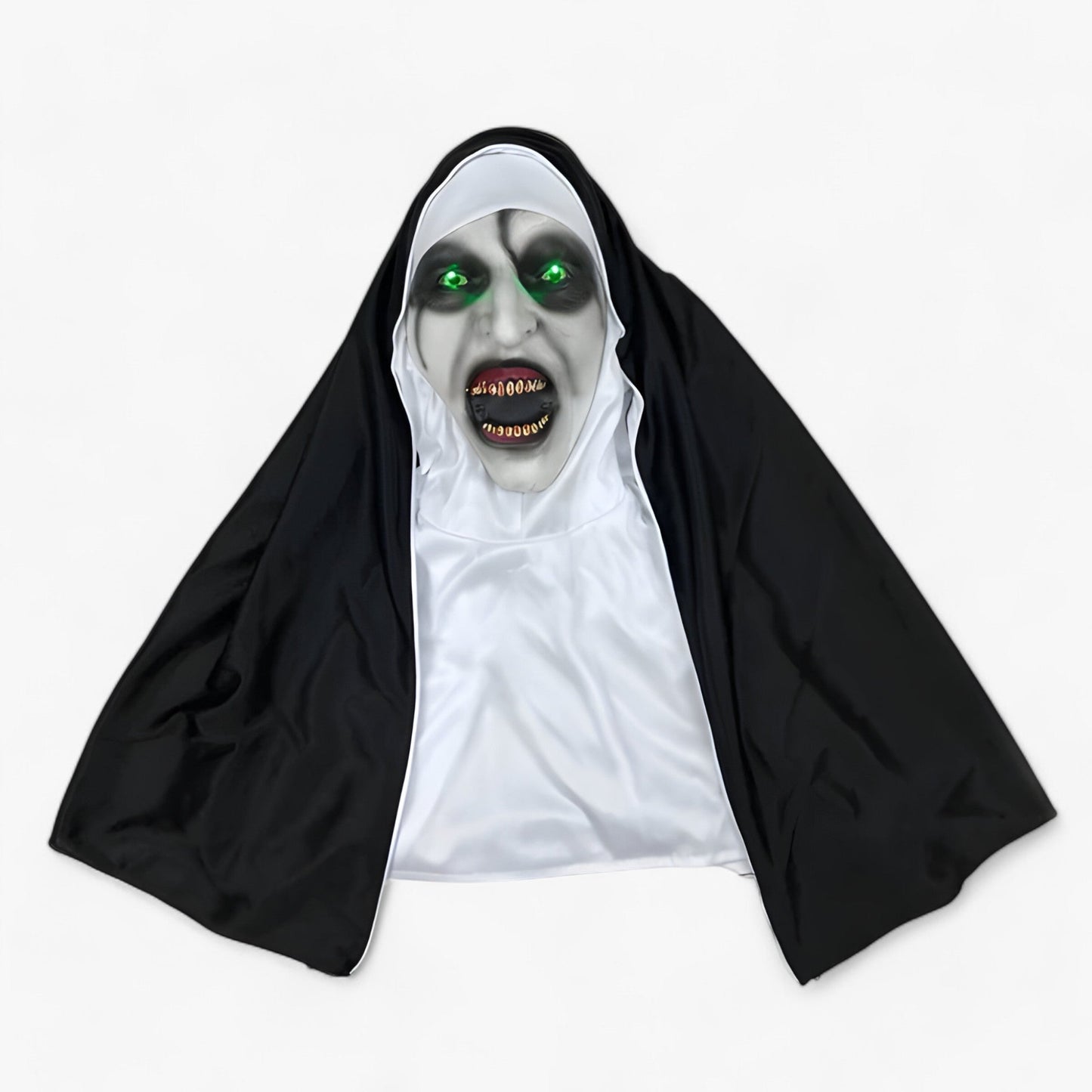 LED Nonnenmaske - Gruseliges Halloween-Outfit