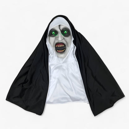 LED Nonnenmaske - Gruseliges Halloween-Outfit