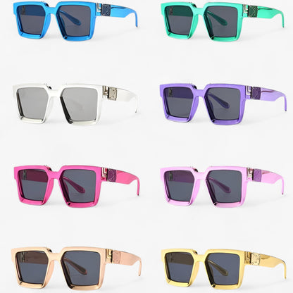 Ulrich | Vintage quadratische Sonnenbrille für Männer und Frauen