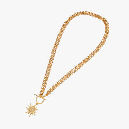 Nora | Hip-Hop-Halskette mit Sonne für mutige und individuelle Looks