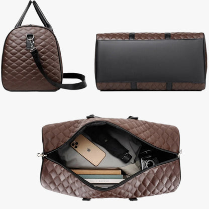 Jake | Herrenleder-Wochtasche: Elegant und geräumig für jede Reise