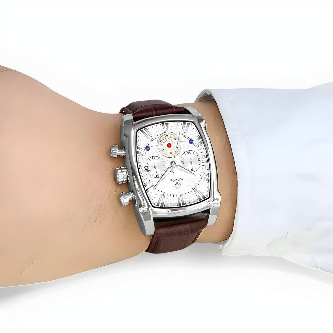 Dante | Luxuriöse Sportuhr aus Leder