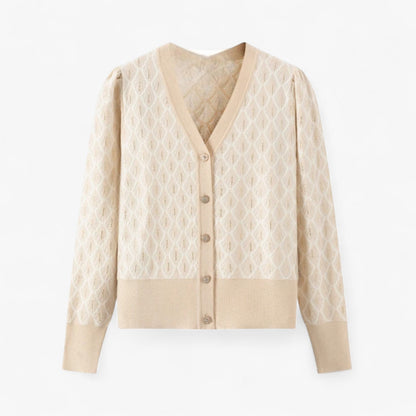 Alora | Damen-Pailletten-Cardigan: atmungsaktive Eleganz und lässiger Stil