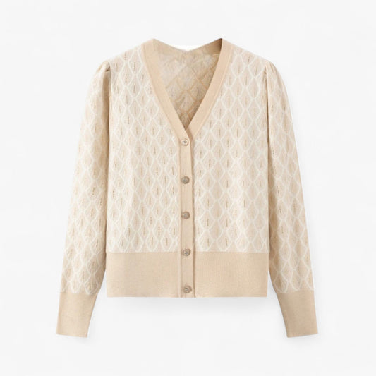 Alora | Damen-Pailletten-Cardigan: atmungsaktive Eleganz und lässiger Stil