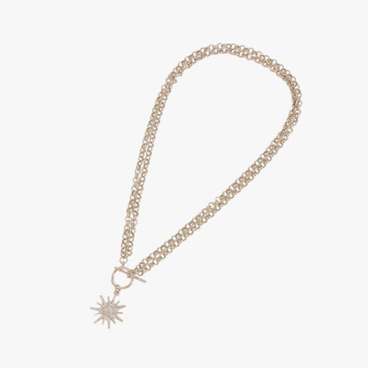 Nora | Hip-Hop-Halskette mit Sonne für mutige und individuelle Looks