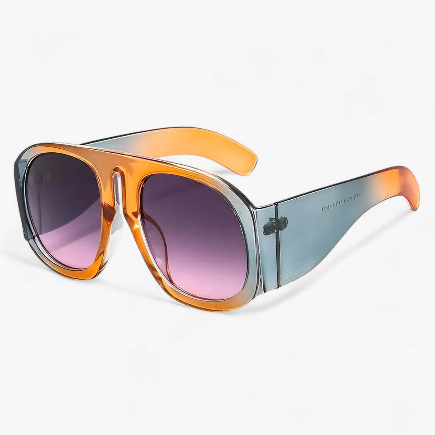 Lorenzo | Retro-Stil oversized runde Sonnenbrille