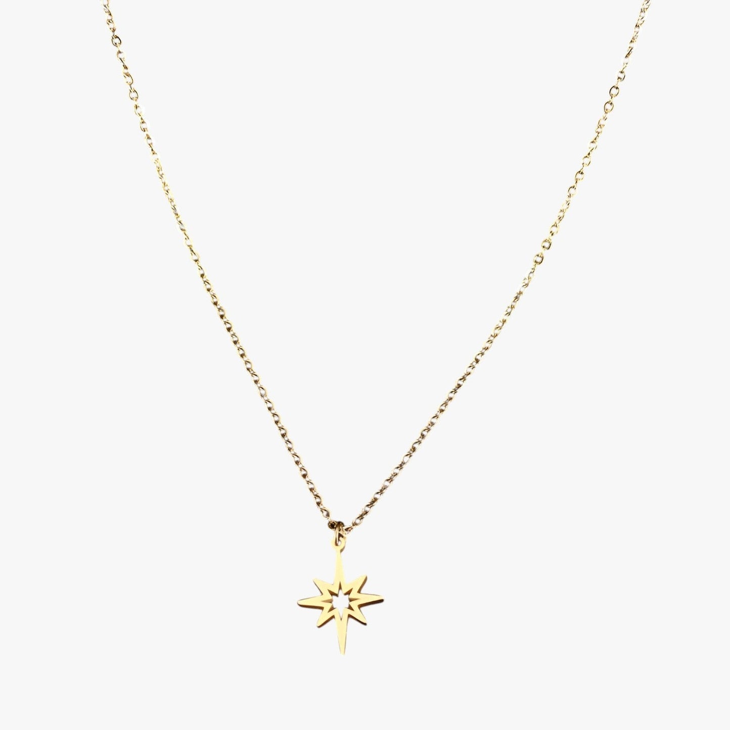 Lilith | Elegante Halskette mit Sternanhänger aus Edelstahl