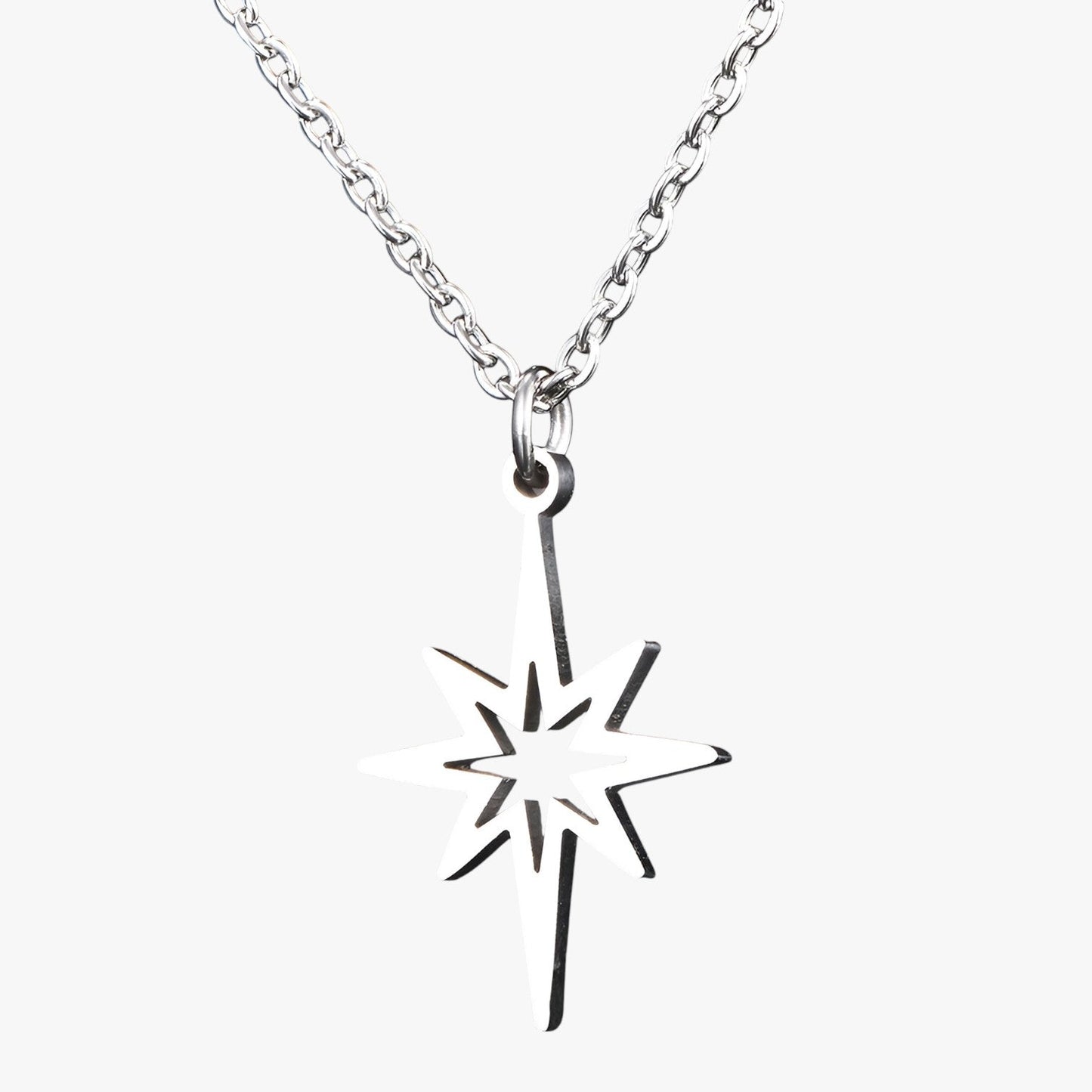 Lilith | Elegante Halskette mit Sternanhänger aus Edelstahl