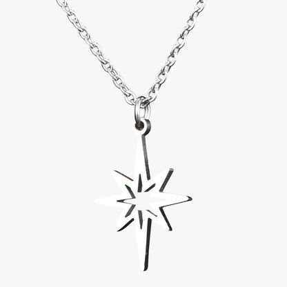 Lilith | Elegante Halskette mit Sternanhänger aus Edelstahl