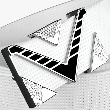 Isaac | Elegante Taillengürtel mit V-förziger goldener Schnalle