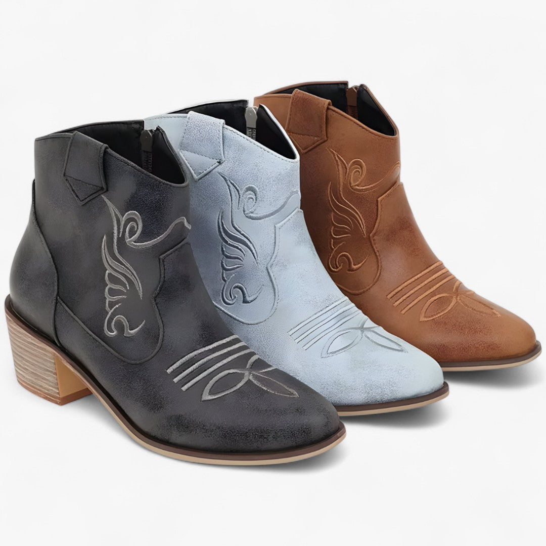 Isabel | Winter-Cowboystiefel mit spitzer Zehe für kalte Jahreszeiten