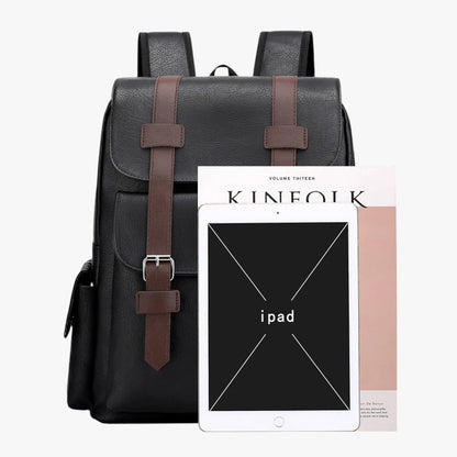 Landon | Wasserdichte PU-Ledertasche für Laptop: Stil und Schutz