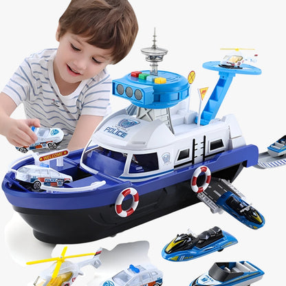 Drew | Leuchtendes Spielzeugboot mit Schwungantrieb