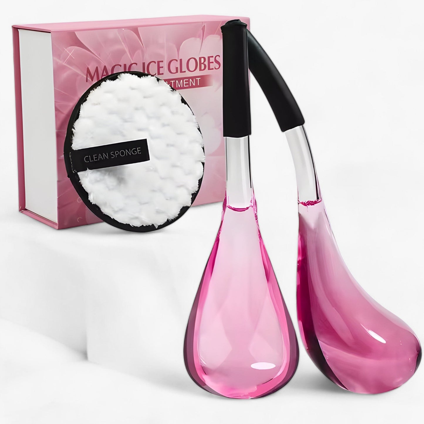 BeautyCool | Kristallkühlkugeln - Energiemassage für Gesicht & Augen, 2 Stück/Box