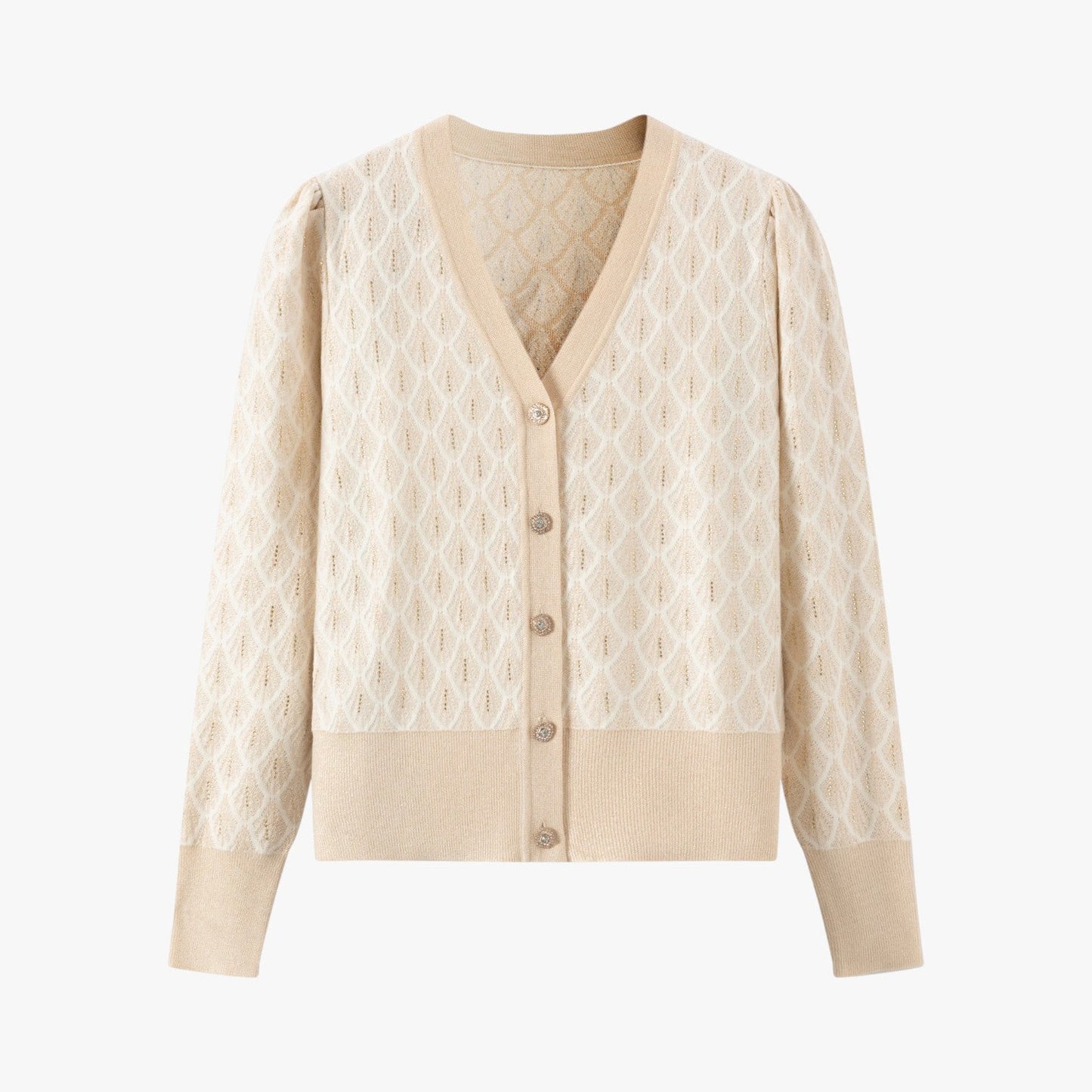 Alora | Damen-Pailletten-Cardigan: atmungsaktive Eleganz und lässiger Stil