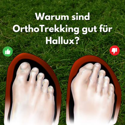 OrthoTrekking Hallux – ergonomische Hallux Valgus Wander u.-Trekkingschuhe