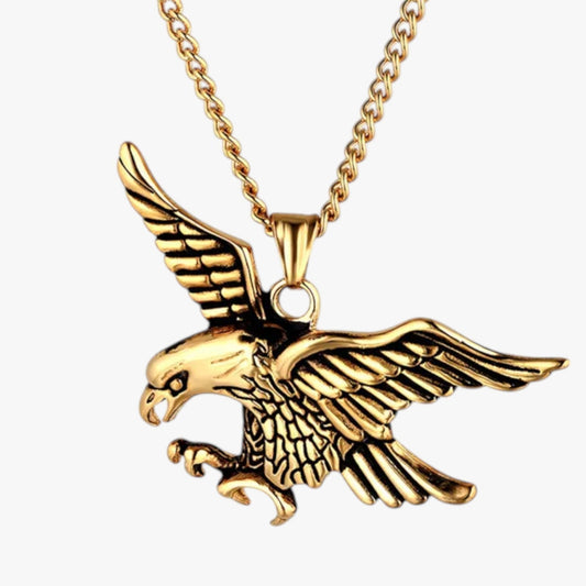 Emanuel | Punk-Adler Edelstahl Halskette