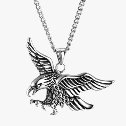 Emanuel | Punk-Adler Edelstahl Halskette