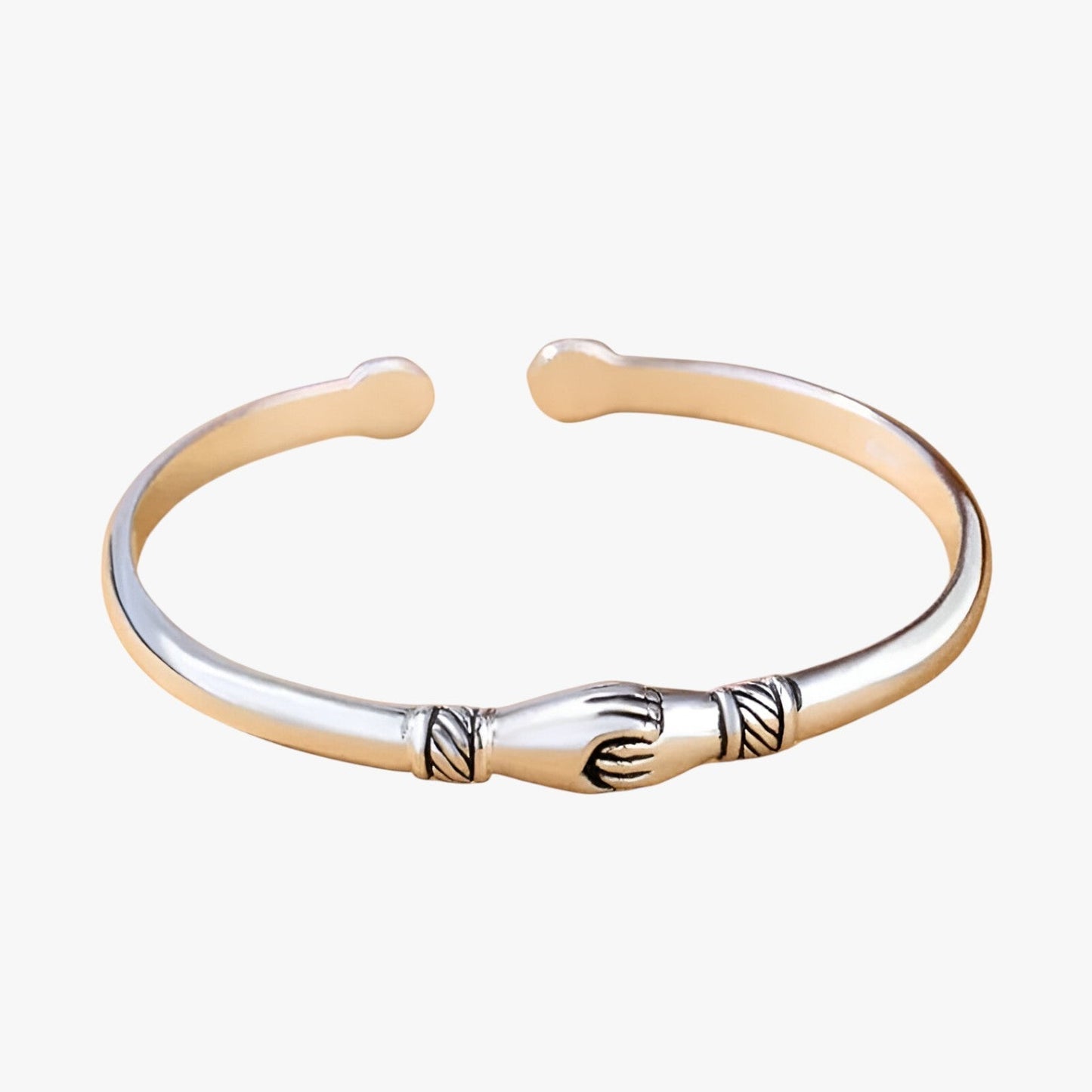 Armonia | Elegantes Freundschaftsarmband aus retro Silber
