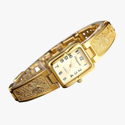 Kylie | Elegante goldenes Damenarmbanduhr
