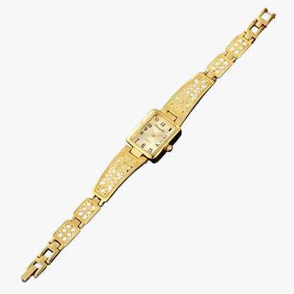 Kylie | Elegante goldenes Damenarmbanduhr