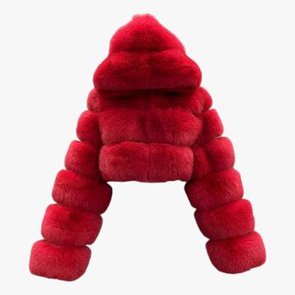 Weiche Kunstpelzjacke Schnee - Luxuriöse Wärme und Eleganz