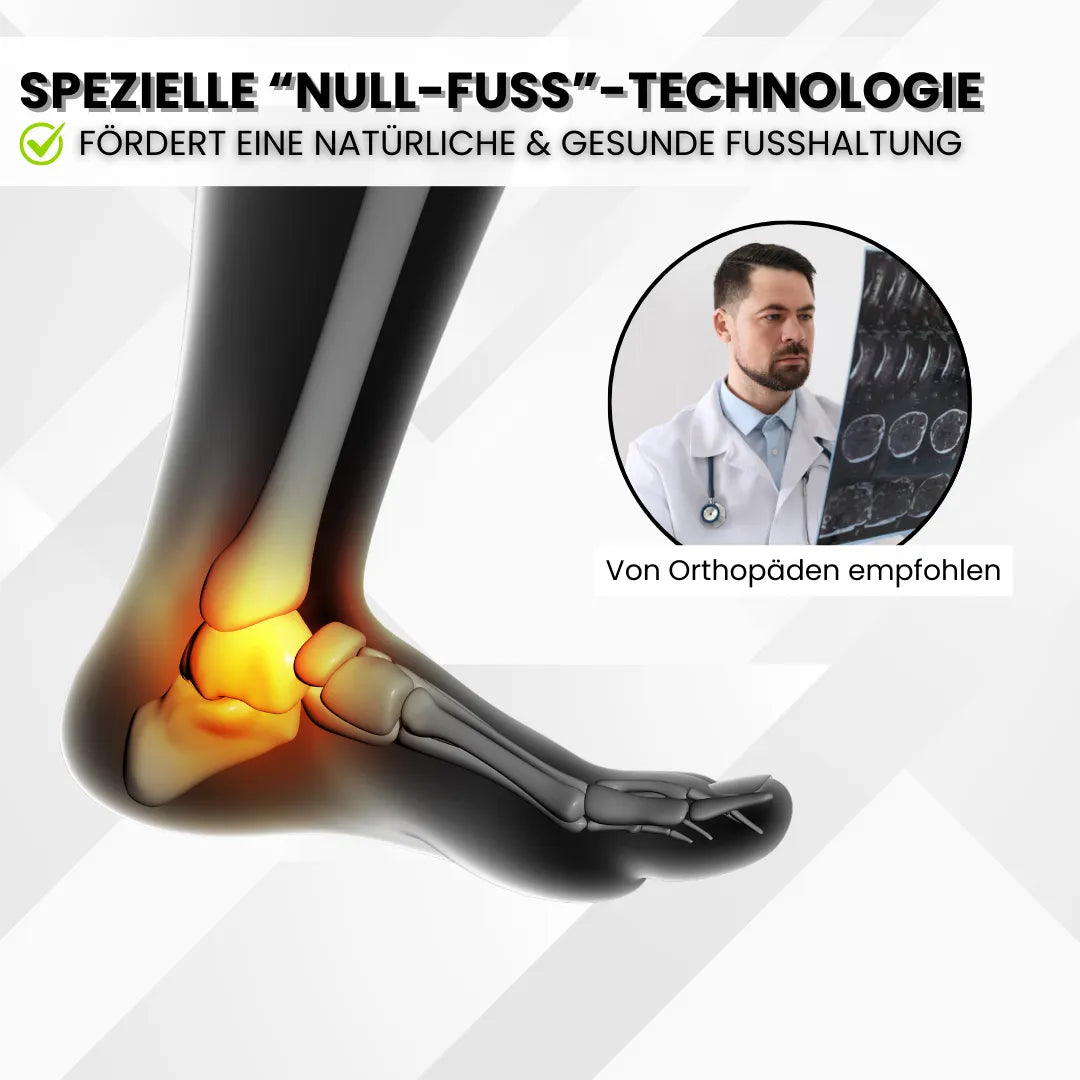 Ergonomische Leder-Schuhe zur Schmerzlinderung