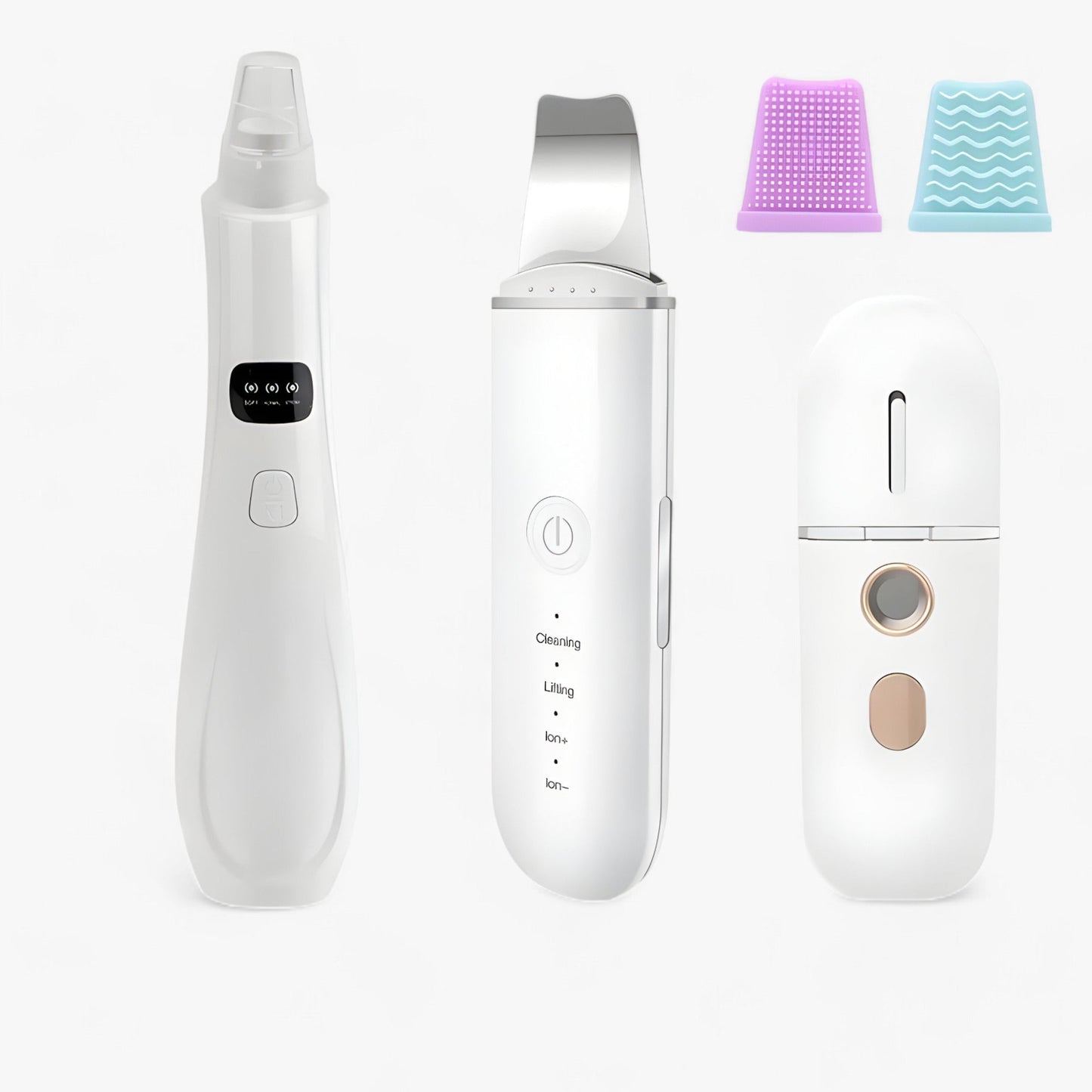 SkinScrub Pro | Ultraschall-Gesichtsspatel - Werkzeug zur Gesichtsstraffung und Entfernung von Mitessern